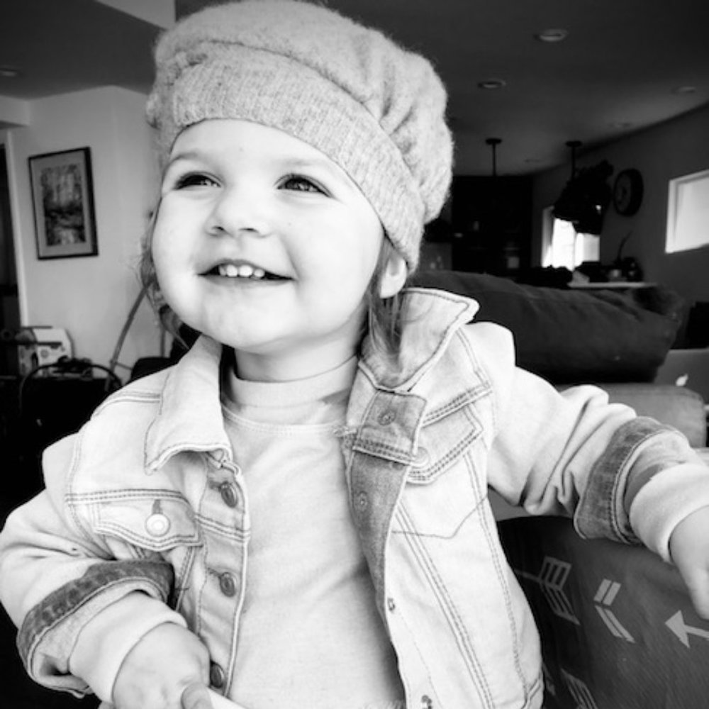 Gray cashmere beret  for baby